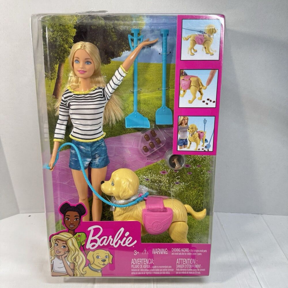 Barbie Walk and Potty Pup Doll Brand New Brand Damage Box Toys Figure